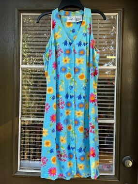 Vintage Y2K Studio Ease Button Down Shirt Dress